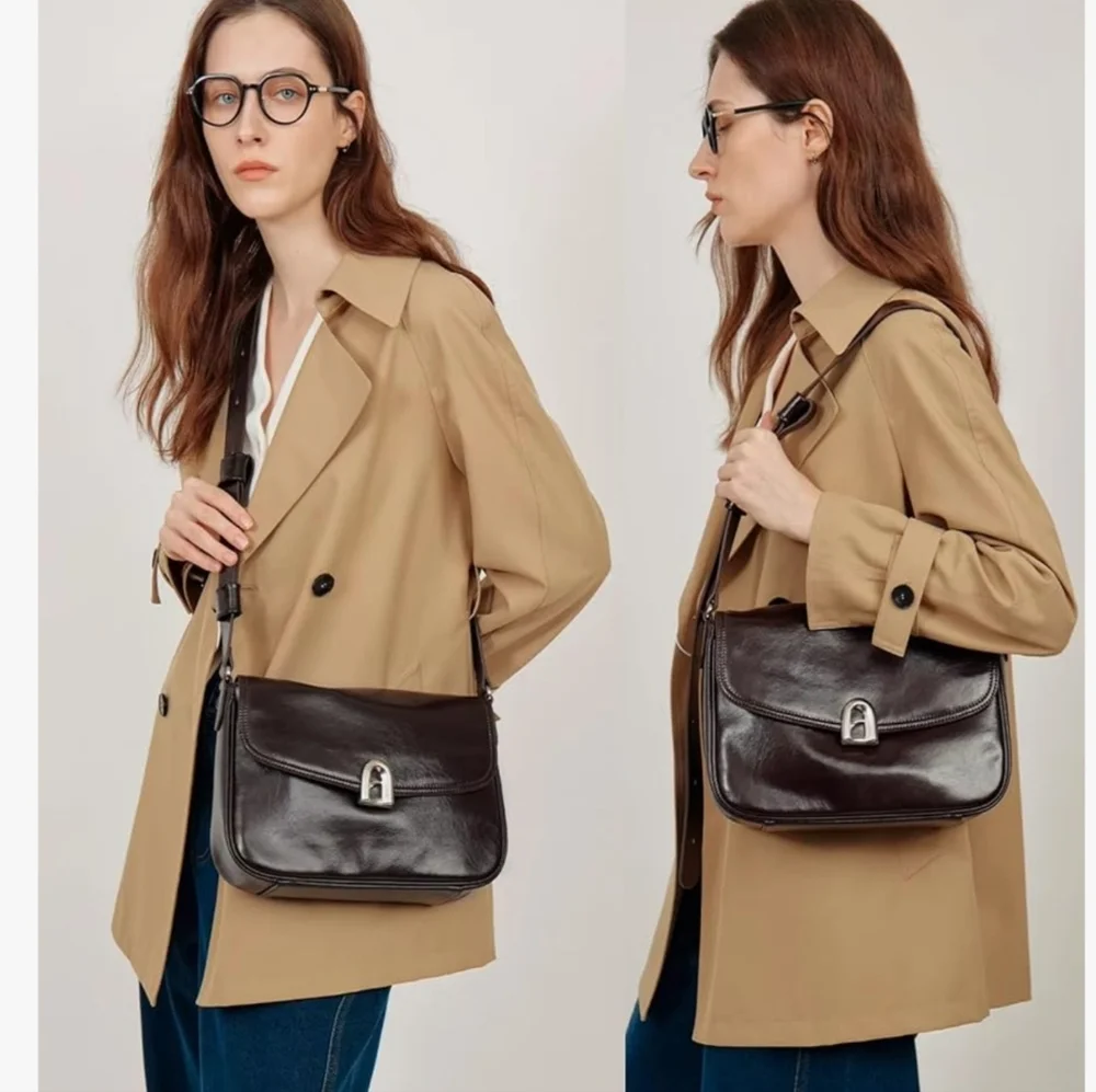 New LA'FESTIN Large Leather Shoulder Bag - Picture 2 of 10